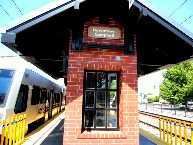 downtown campbell lightrail station